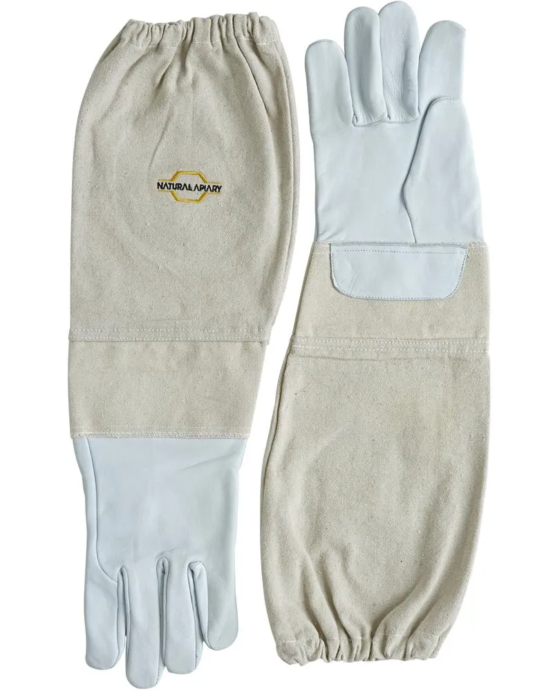 Beekeeping Gloves - Sting Proof Cuffs - Goatskin/Cowhide