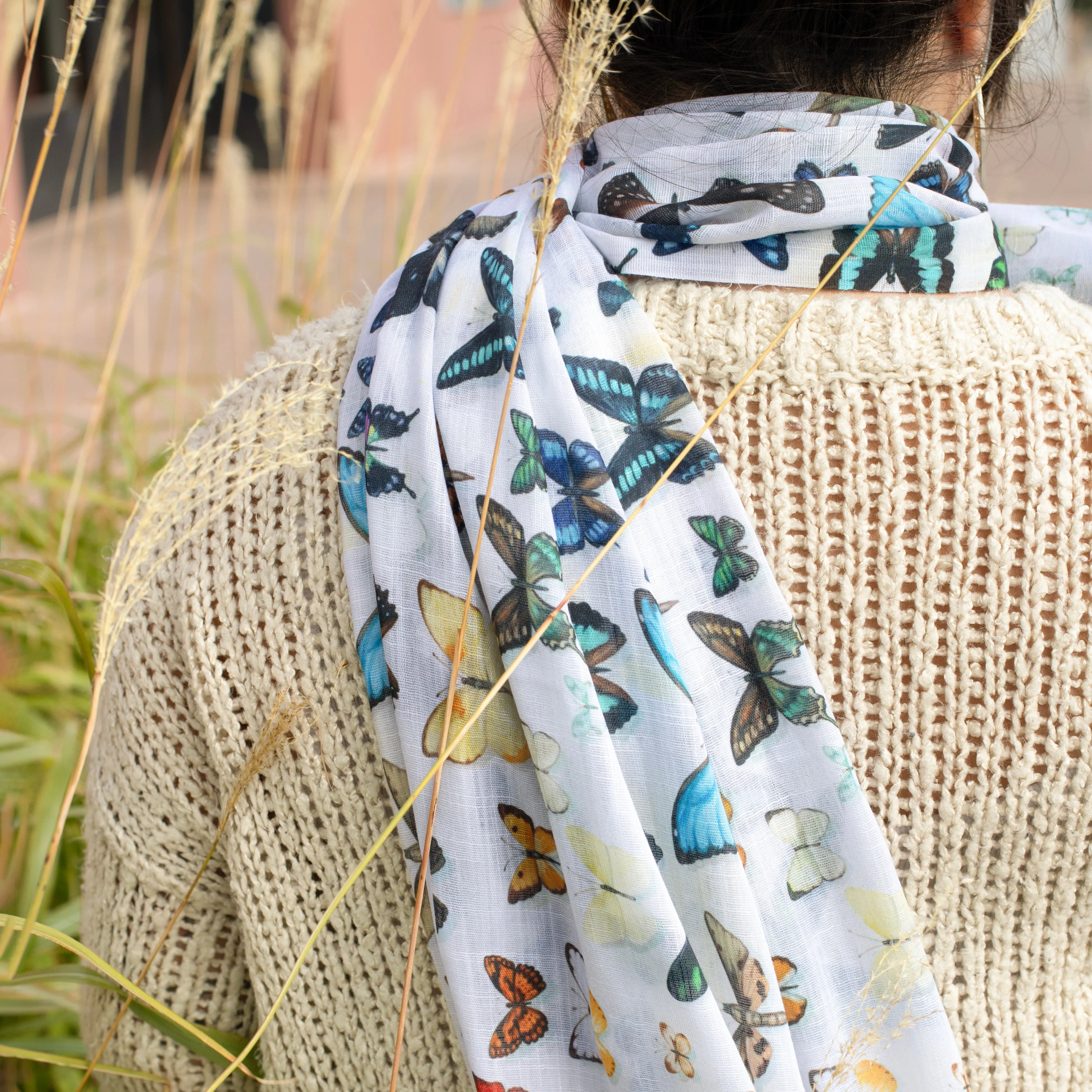 Butterfly Rainbow Scarf