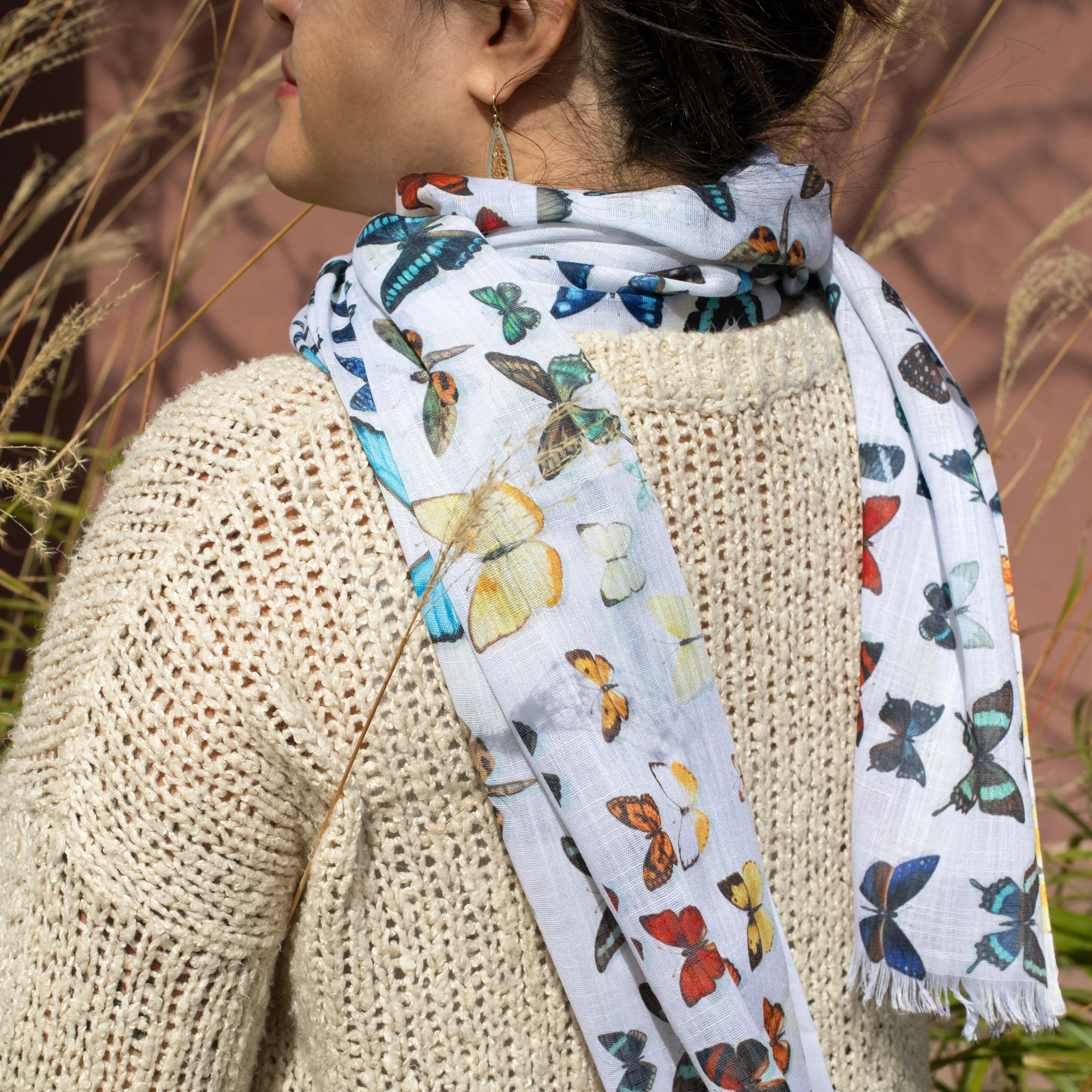 Butterfly Rainbow Scarf