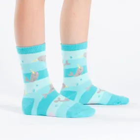 Kid's Narwhal Unicorn Of The Sea Socks