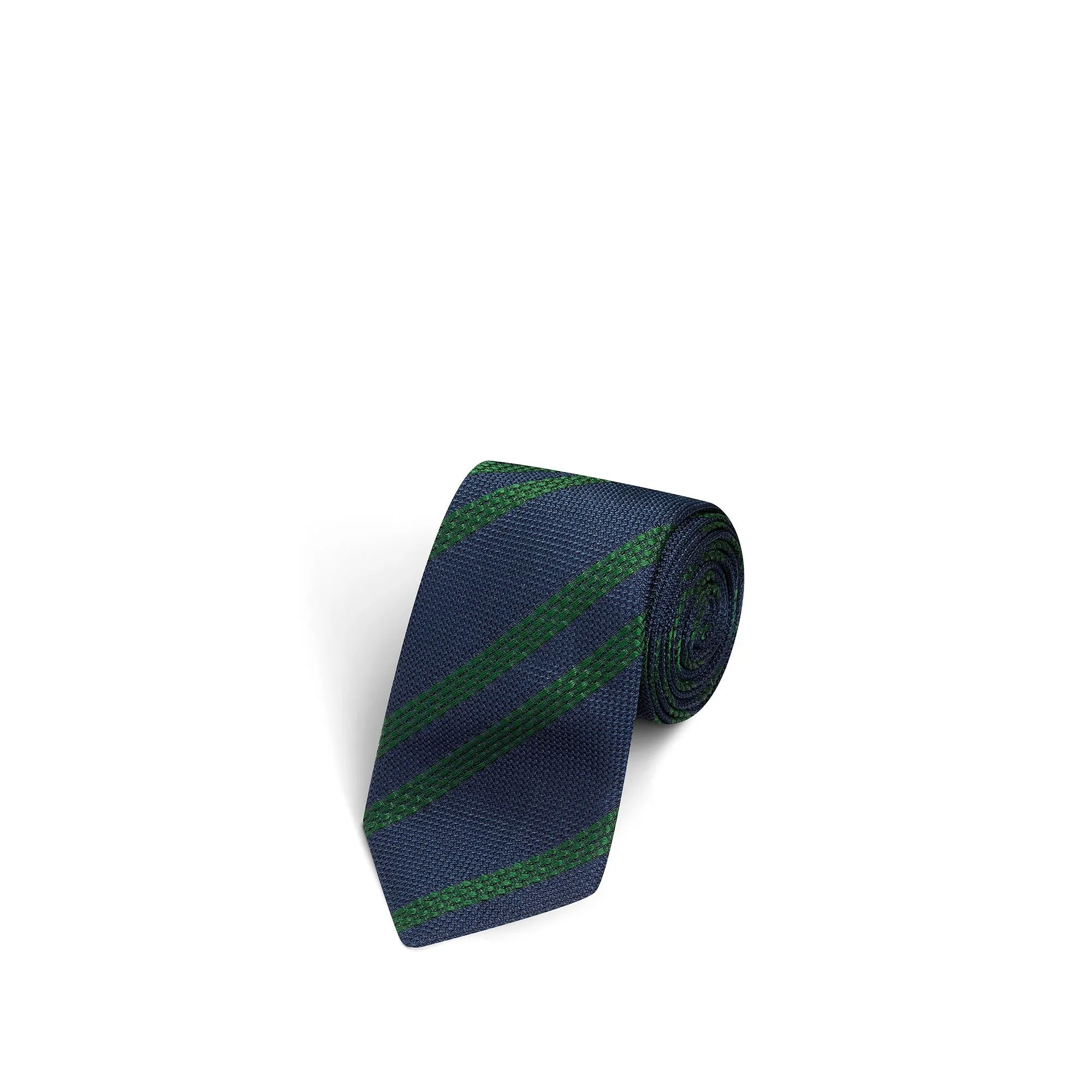 Large Stripes Silk Tie