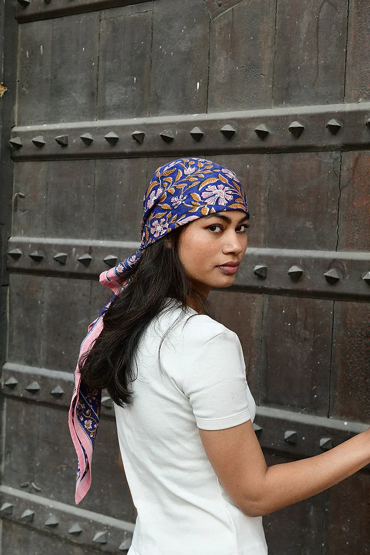 Scarf N°115 Cobalt