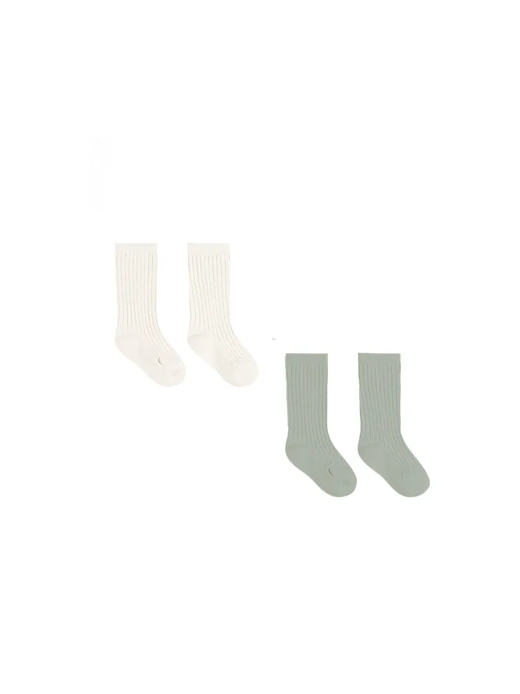 SOCKS SET || NATURAL, SAGE