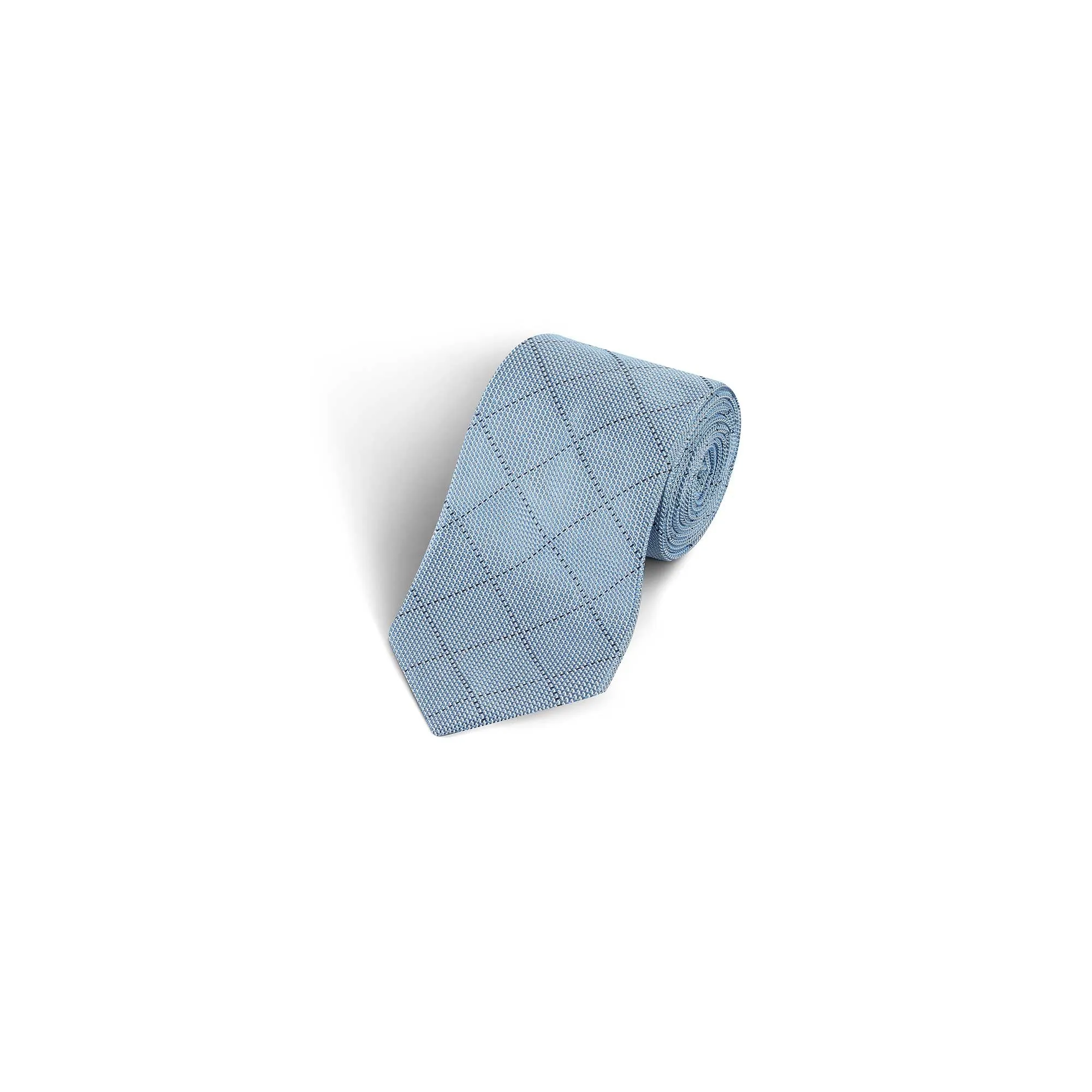 Stitched Square Silk Tie
