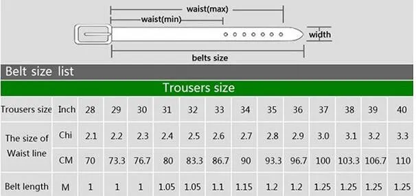 Western Strap Men's Belts Luxury