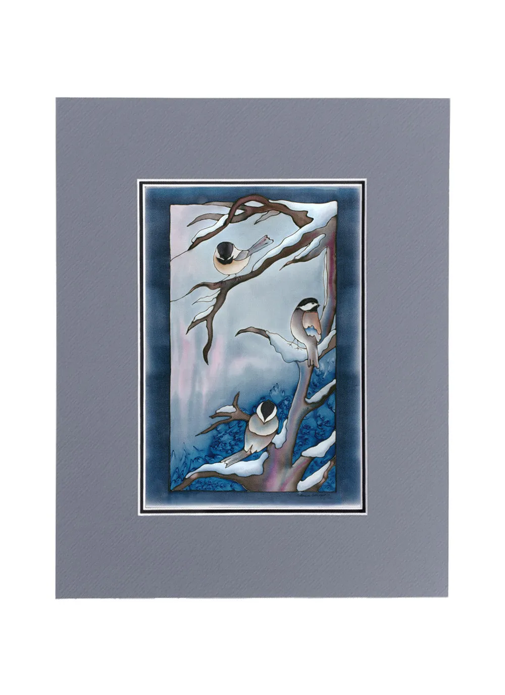Winter Chickadee 1 Print | 11"x14"